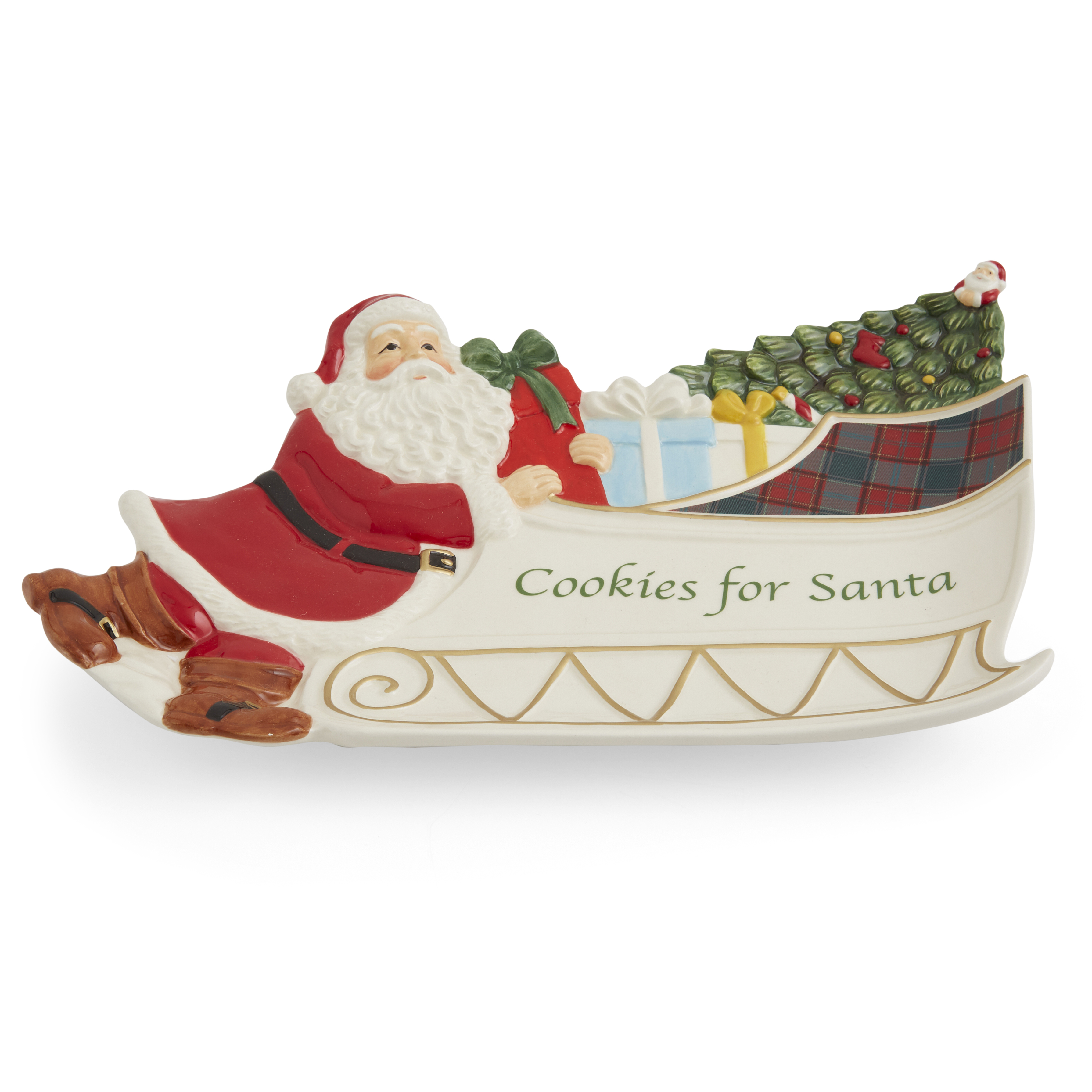 Christmas Tree Santa Sleigh Cookies for Santa image number null